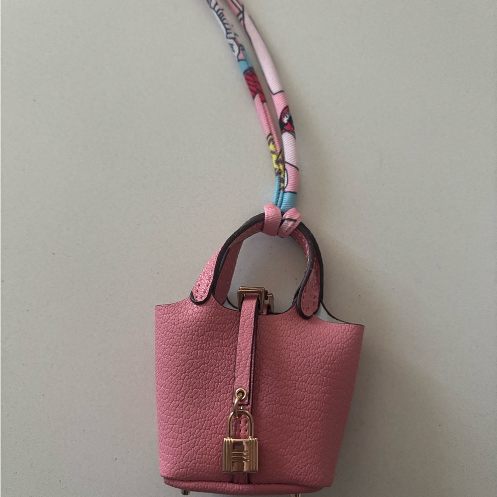 Pink Bag Charm
